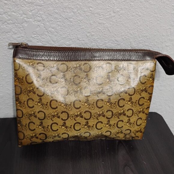 Celine Diffusion Macadam Cosmetic Pouch - Picture 1 of 9